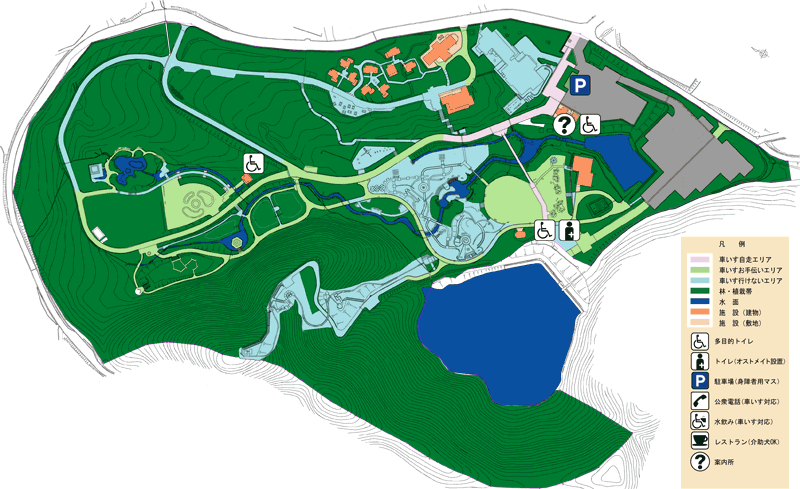 バリアフリー図